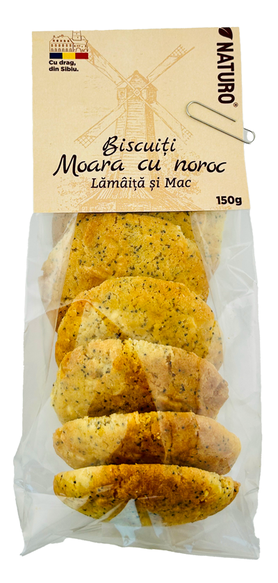 Moara cu Noroc Biscuiti Lămâită si mac